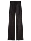 Phoebe Philo Chic Razor Trousers With Mini Pattern Design In Black