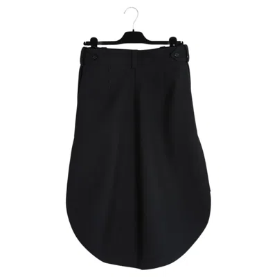 Pre-owned Phoebe Philo C�line 2010 Jupe Noir Fr40  Black Wool Iconic Skirt Uk12 Us10 Celine