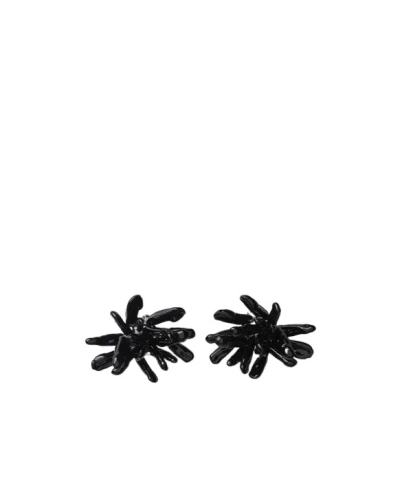 Phoebe Philo Cluster Earrings In Black