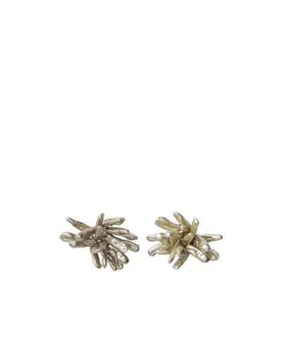 Phoebe Philo Cluster Earrings In Gold