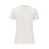Phoebe Philo Cotton And Lyocell T-shirt With Patch In White