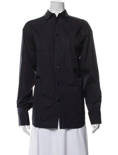 Pre-owned Phoebe Philo Crew Neck Long Sleeve Top In Black