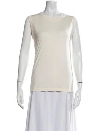 Pre-owned Phoebe Philo Crew Neck Sleeveless Top W/ Tags In Neutrals