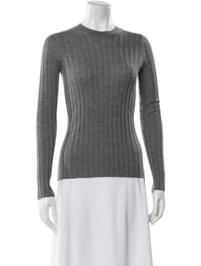 Pre-owned Phoebe Philo Crew Neck Sweater In Gray