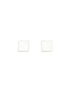 Phoebe Philo Cube Stud Earrings In Silver