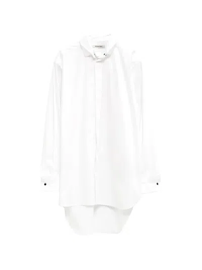 Phoebe Philo Custom Tux Shirt In White