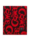 Phoebe Philo Doodle Blanket In Red