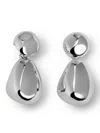 Phoebe Philo Double Ball Earrings In Silver