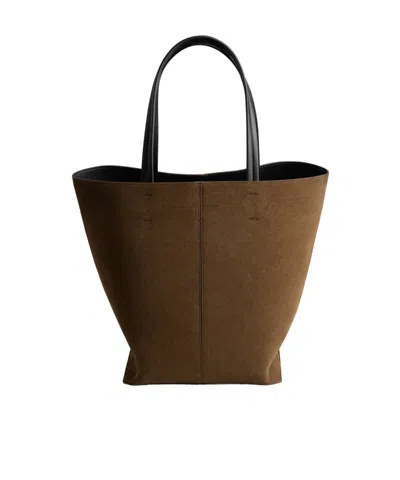 Phoebe Philo Double-handle Shoulder Bag In Brown