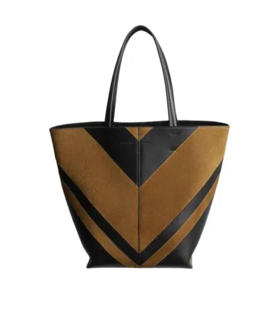 Phoebe Philo Double-handled Handbag In Brown