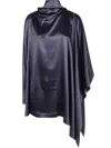 Phoebe Philo Drape Top In Blue