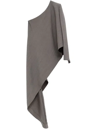 Phoebe Philo Draped Top In Gray