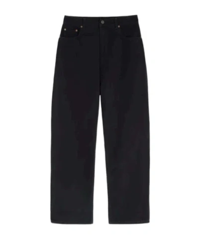 Phoebe Philo Drop Jeans In Black