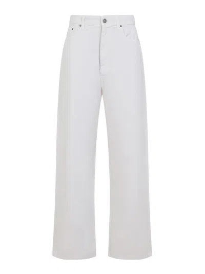 Phoebe Philo Tapered-leg Low-rise Jeans In White | ModeSens