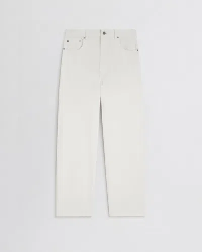 Phoebe Philo Drop Jeans In White
