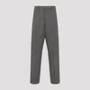 Phoebe Philo Drop Checkered Tailored Pants In Gray