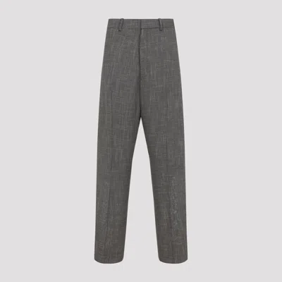 Phoebe Philo Drop Checkered Tailored Pants In Multi
