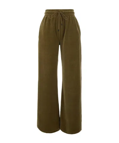 Phoebe Philo Elastic-waist Athletic Pants In Green