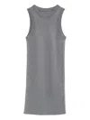 Phoebe Philo Fine-ribbed Tank Top In Gray