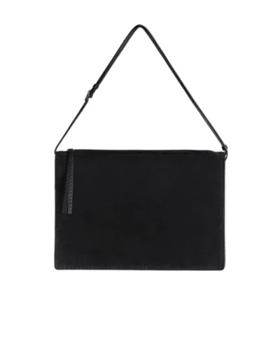 Phoebe Philo Flap Shoulder Bag In Blue