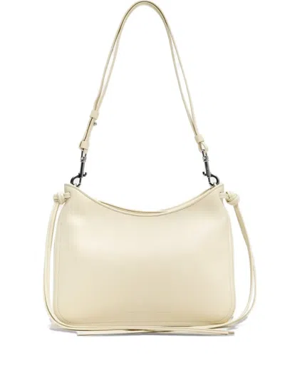 Phoebe Philo Gig Leather Shoulder Bag In Neutral