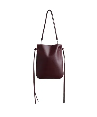 Phoebe Philo Gig Pouch In Burgundy