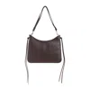Phoebe Philo Smooth Calf Leather Shoulder Bag In Black