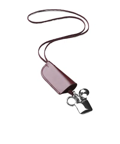Phoebe Philo Glove Lanyard In Deep Red