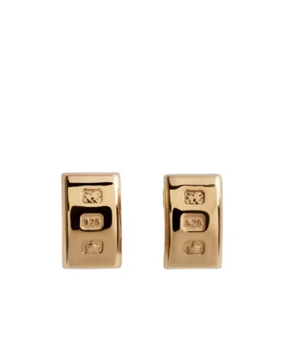 Phoebe Philo Hallmark Earrings In Gold