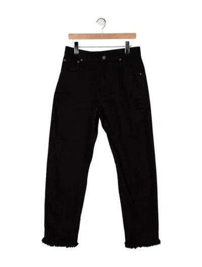 Pre-owned Phoebe Philo High-rise Straight Leg Jeans In Black