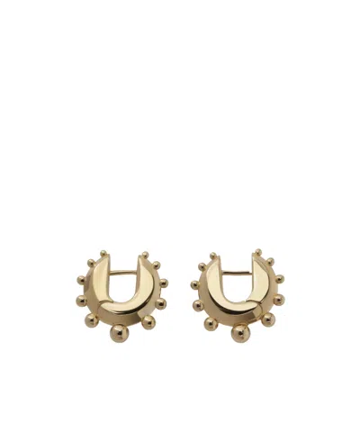 Phoebe Philo Hoop Earrings In Gold
