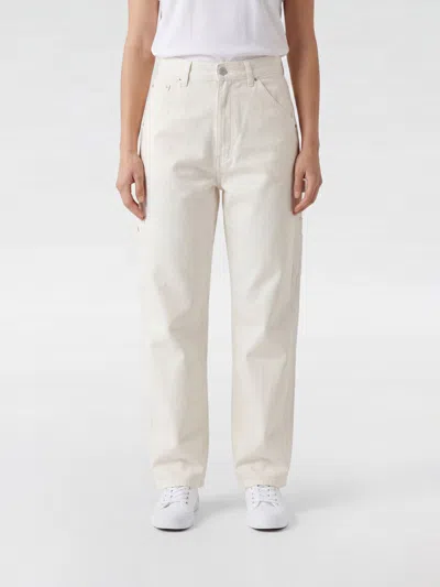 Phoebe Philo Jeans Woman Color Cream In Neutral