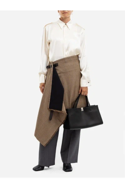 Phoebe Philo Kilt Skirt In Brown