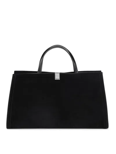 Phoebe Philo Kit Cabas Medium Shoulder Bag In Black
