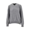 Phoebe Philo L Sweater With Sculpted Back In Gray