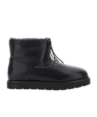 Phoebe Philo Lace-up Ankle Boots In Black