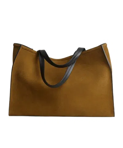 Phoebe Philo Large Slouch Cabas Shoulder Bag In Toffee