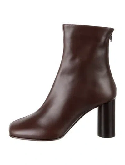 Pre-owned Phoebe Philo Leather Boots In Brown