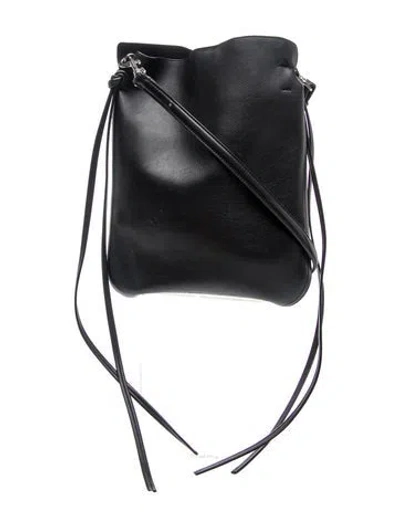 Pre-owned Phoebe Philo Leather Bucket Bag In Black