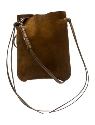 Pre-owned Phoebe Philo Leather Bucket Bag In Grey
