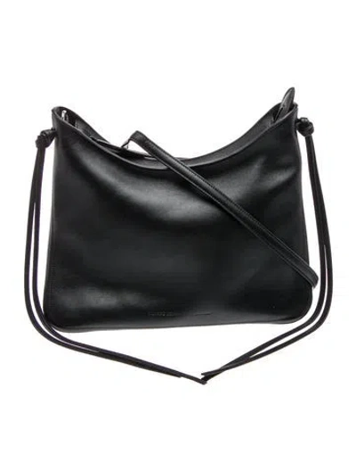 Pre-owned Phoebe Philo Leather Gig Bag Medium In Black