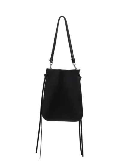 Phoebe Philo Leather Gig Pouch In Black