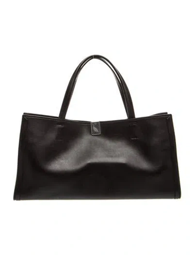 Pre-owned Phoebe Philo Leather Kit Cabas Small In Black