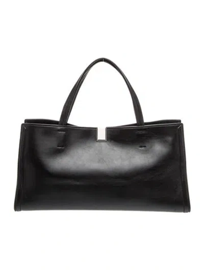 Pre-owned Phoebe Philo Leather Kit Cabas Small In Black