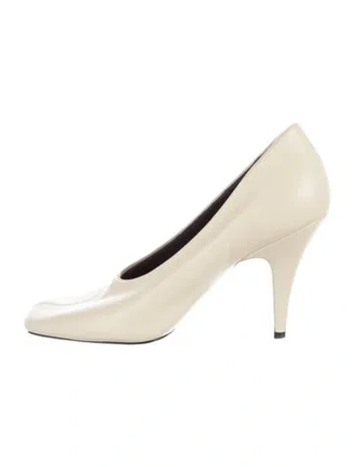 Pre-owned Phoebe Philo Leather Pumps In Neutrals