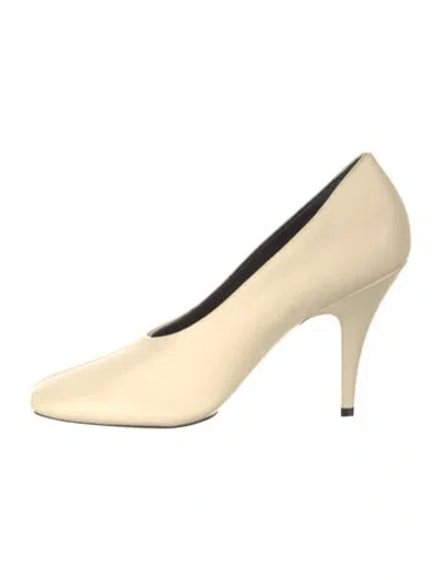 Pre-owned Phoebe Philo Leather Pumps In Neutrals