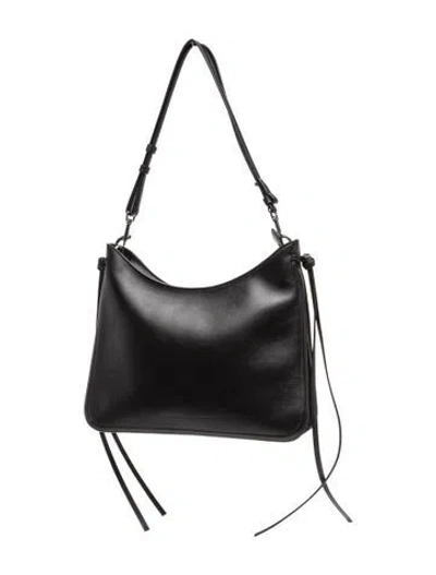 Pre-owned Phoebe Philo Leather Shoulder Bag In Black