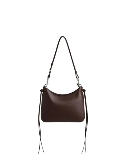 Phoebe Philo Leather Shoulder Bag In Brown