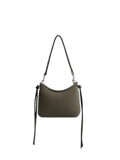 Phoebe Philo Leather Shoulder Bag With Long Strap In Orange