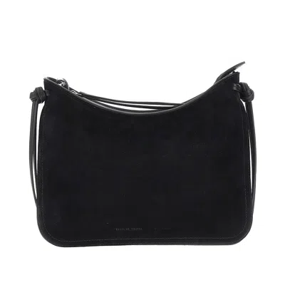 Phoebe Philo Leather Small 'gig' Shoulder Bag In Black